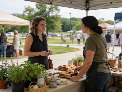 Market in the Park Brings 80 Vendors to The Forge: Lemont Quarries Farmington Voice
