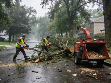Farmington Hills crews clear debris after Labor Day storm knocks out power Farmington Voice