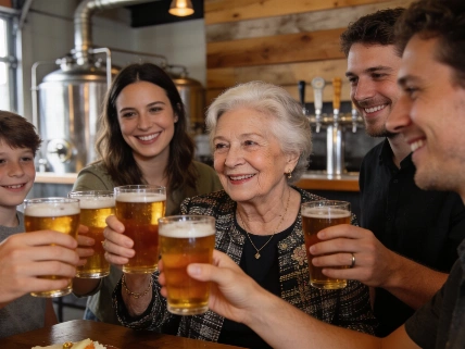 Danvers Brewery Marks 100th Birthday With Custom Saison for Local Matriarch Farmington Voice