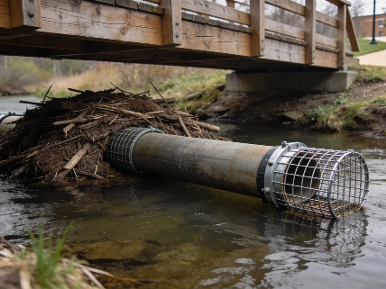 Oakland University Installs Michigan's First Beaver Deceiver for Flood Control Farmington Voice