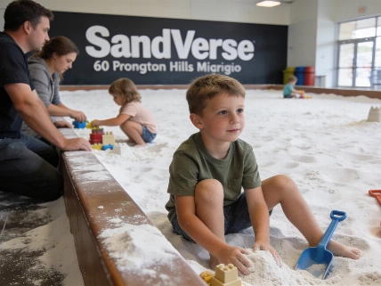 SandVerse Hauls 40 Tons Into Michigan Indoor Play Space Farmington Voice