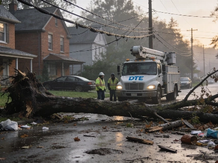 Power Outages Top 90,000 After Severe Storms Hit Metro Detroit Farmington Voice