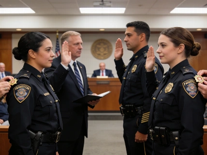 Farmington Public Safety Promotes Four Leaders at City Ceremony Farmington Voice