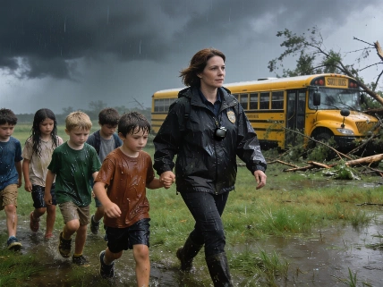 Pinckney bus driver leads students to safety after storm traps school bus Farmington Voice