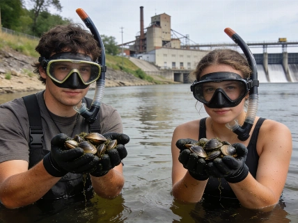 Thousands of Huron River Mussels Relocated Ahead of Ypsilanti Dam Removal Farmington Voice