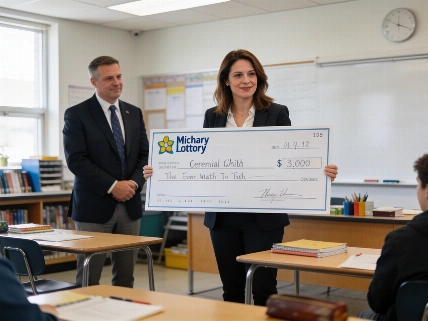 Linden High School math teacher wins Michigan Lottery education award Farmington Voice