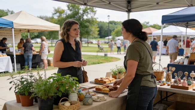 Market in the Park Brings 80 Vendors to The Forge: Lemont Quarries Farmington Voice
