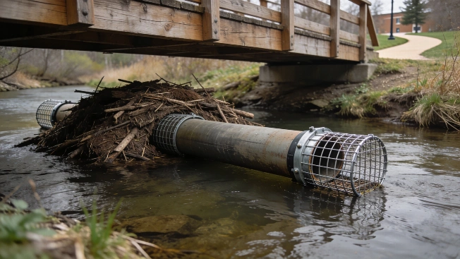 Oakland University Installs Michigan's First Beaver Deceiver for Flood Control Farmington Voice