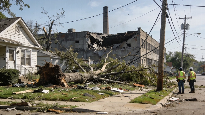 Detroit tornado leaves trail of destruction in rare city event Farmington Voice