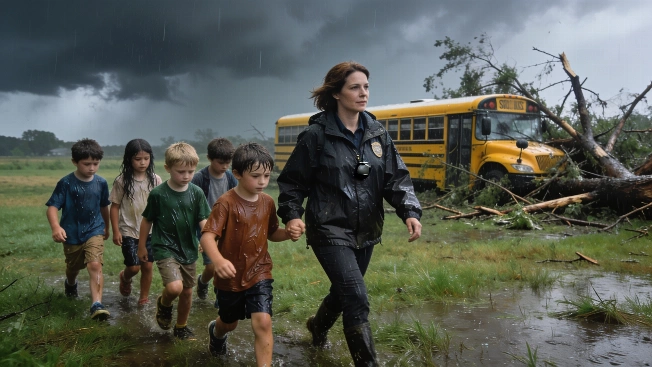 Pinckney bus driver leads students to safety after storm traps school bus Farmington Voice