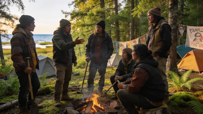 Michigan Resistance Camp Draws Statewide Support Against Copperwood Mine Farmington Voice