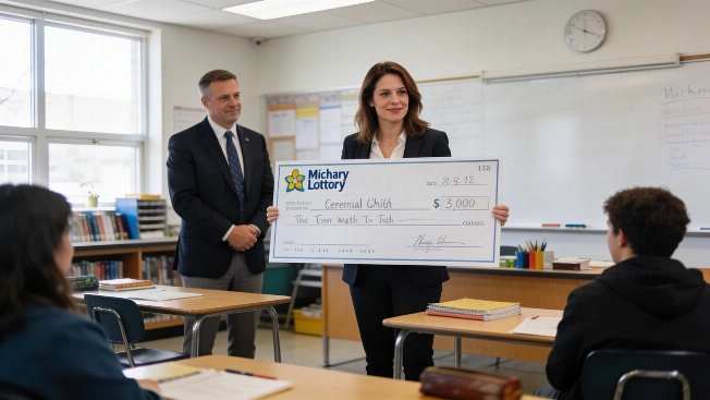 Linden High School math teacher wins Michigan Lottery education award Farmington Voice